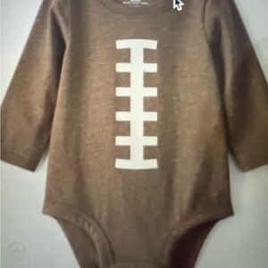 Carter's Brown Football Bodysuit
